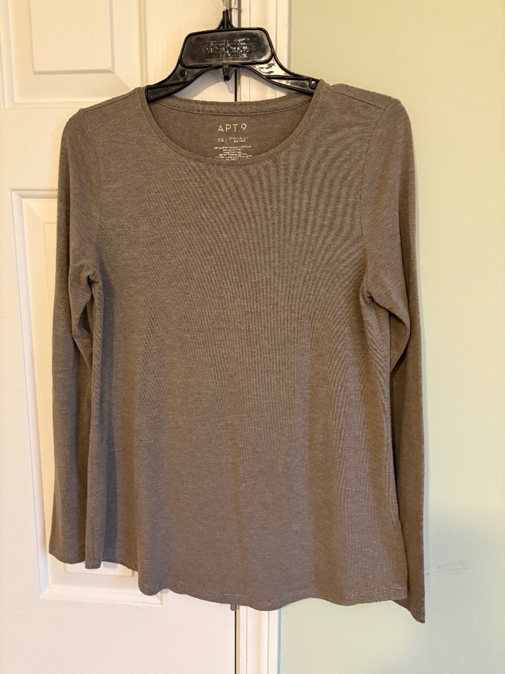 Beige long sleeve shirt
